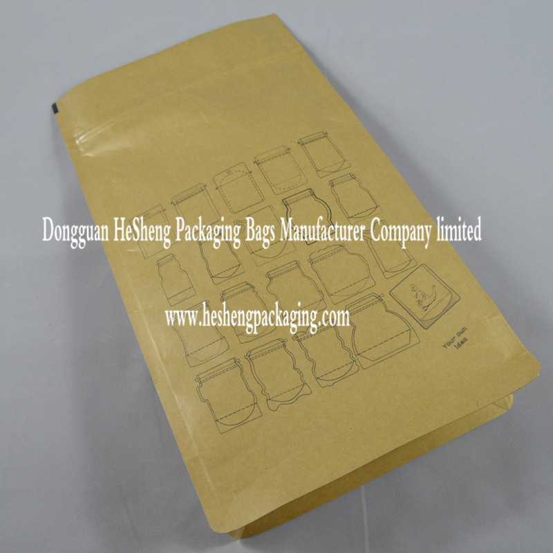Brown paper laminated bag