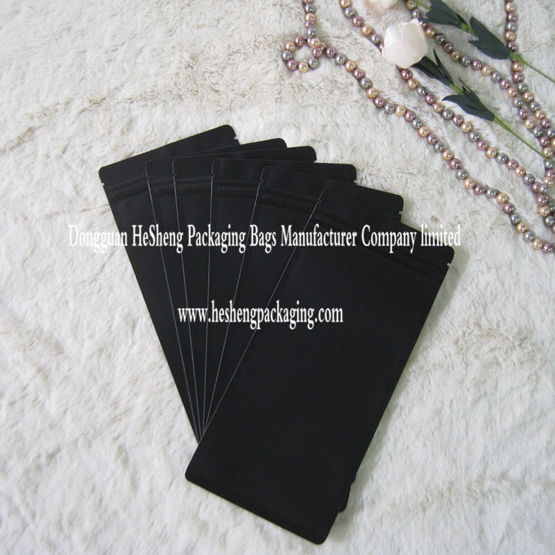 40Z stand up pouch foil lined natural kraft bags with zipper