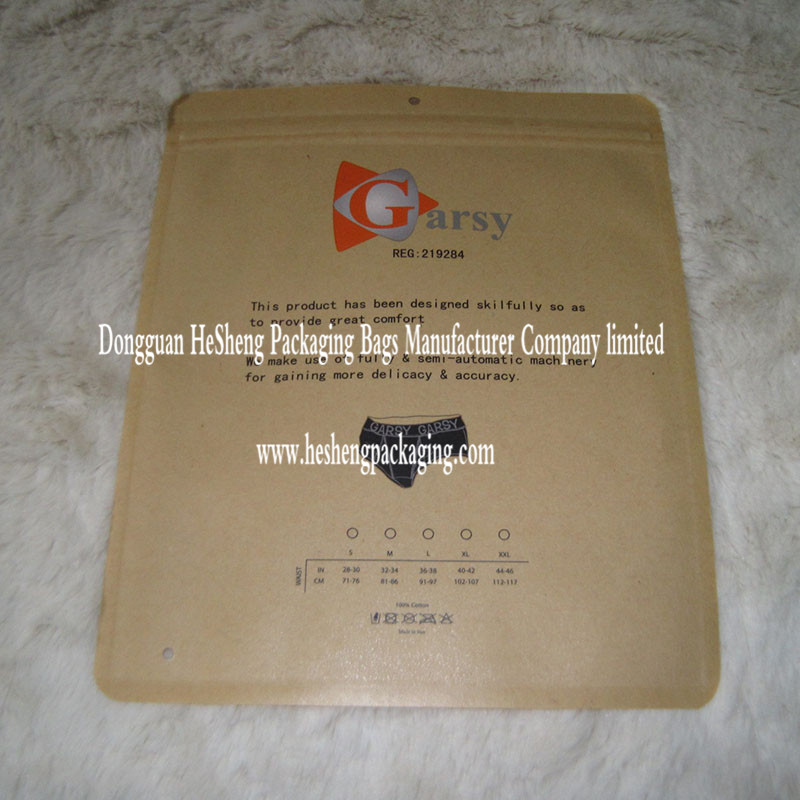 Custom kraft paper bag
