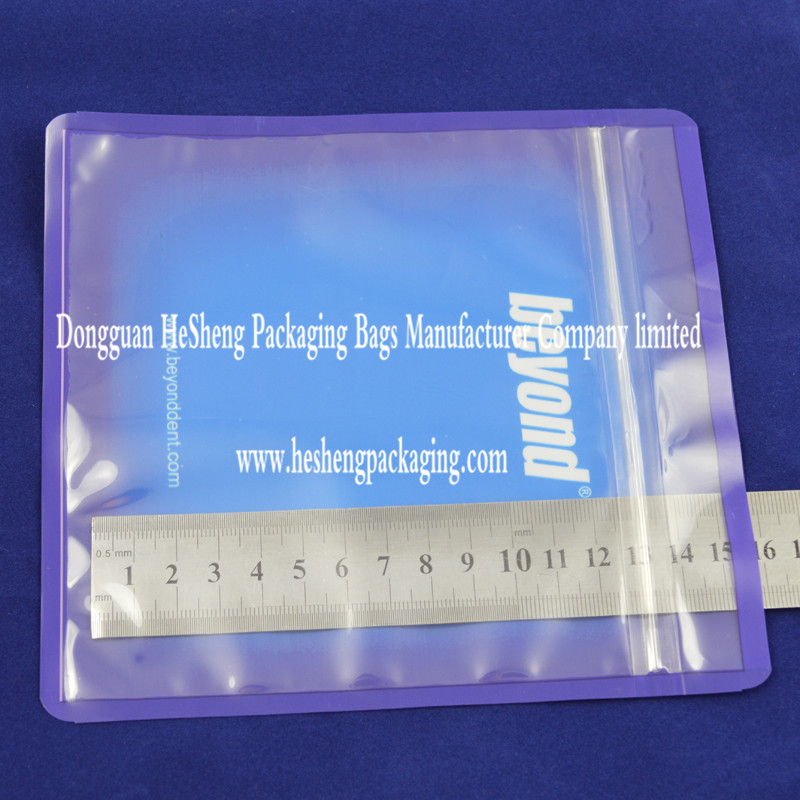 Frosted clear stand up pouches