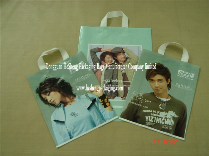 printed plastic shopping bags