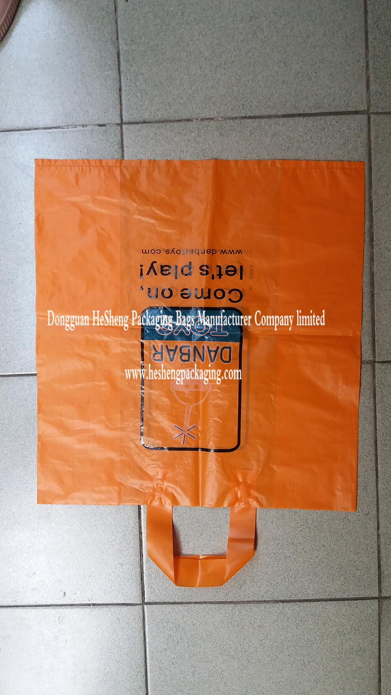 soft loop handle shopping bags