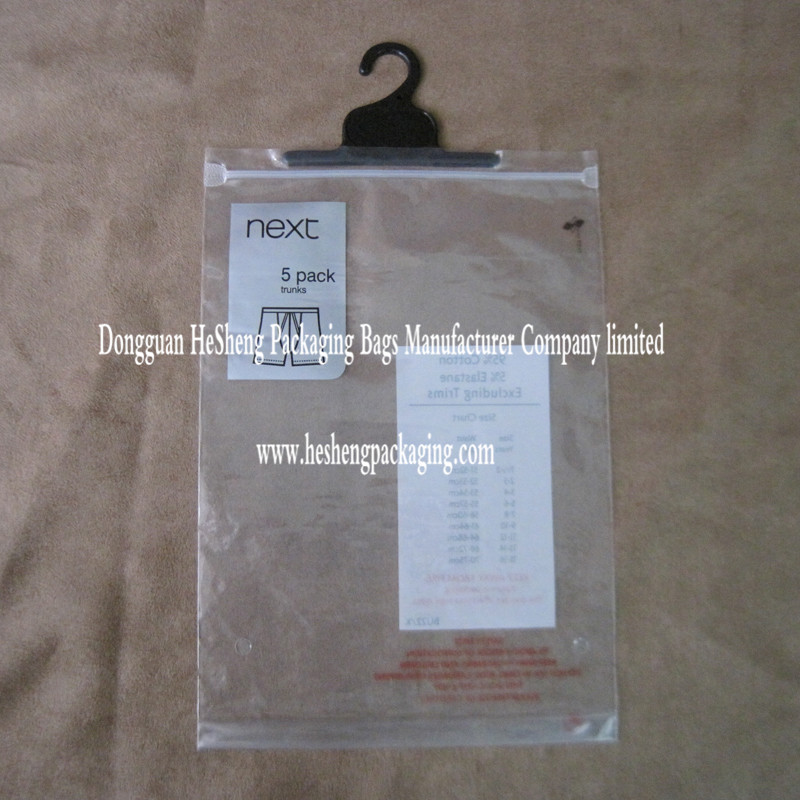 underwaist sell packaging hanger bags