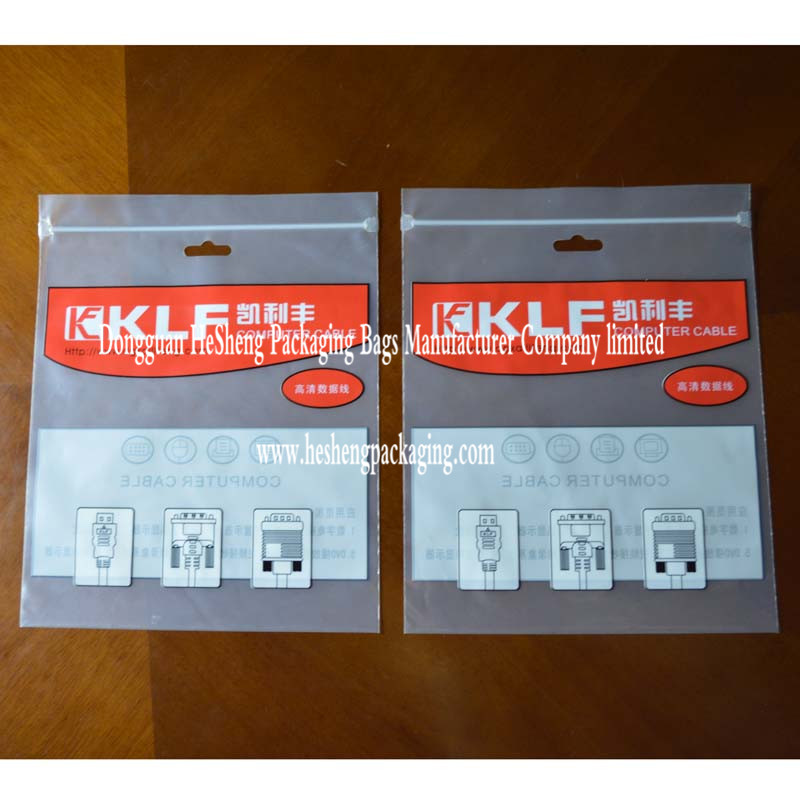 custom printed  post applied bags