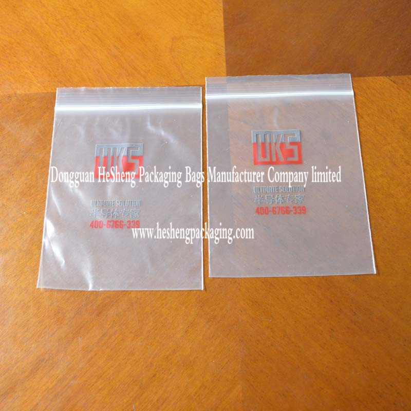 clear zip reclosable bags